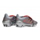 Bota de Futbol Adidas Predator 26 Elite FT FG Gris Rojo