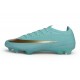 Zapatos de Fútbol Nike Mercurial Vapor 17 Elite FG Brillo verde Mtlc Dorado