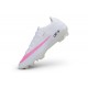 Botas Nike Air Zoom Mercurial Vapor XVII Elite FG CR7 Blanco Rosa