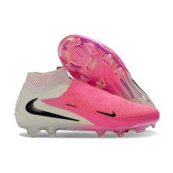 Nike Phantom 6 Elite DF FG Rosa Blanco Negro