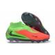 Zapatos de Fútbol Nike Phantom 6 Elite High FG Hot Punch Negro Verde Strike
