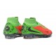 Zapatos de Fútbol Nike Phantom 6 Elite High FG Hot Punch Negro Verde Strike
