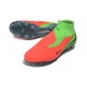 Zapatos de Fútbol Nike Phantom 6 Elite High FG Hot Punch Negro Verde Strike