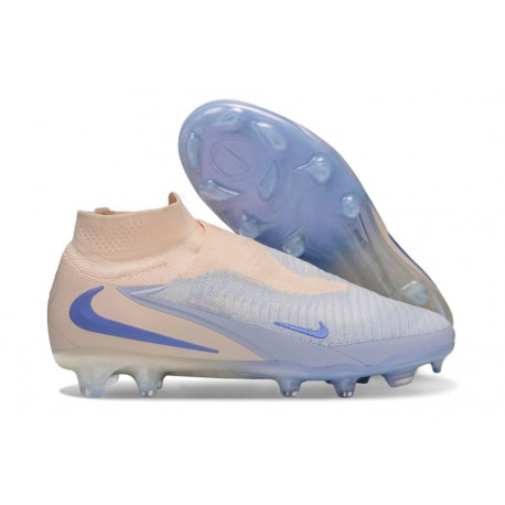 Zapatos de Fútbol Nike Phantom 6 Elite High FG Azul Beis