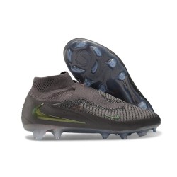 Zapatos de Fútbol Nike Phantom 6 Elite High FG Gris Negro