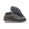 Zapatos de Fútbol Nike Phantom 6 Elite High FG Gris Negro