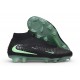 Zapatos de Fútbol Nike Phantom 6 Elite High FG Negro Verde