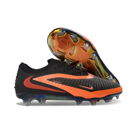 Botas y Zapatillas de Fútbol Nike Phantom 6 Elite FG Negro Brt Carmesí 