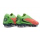 Botas Nike Phantom 6 Elite FG Hot Punch Negro Verde Strike