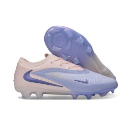 Botas y Zapatillas de Fútbol Nike Phantom 6 Elite FG Azul lavanda Rosa pálido 