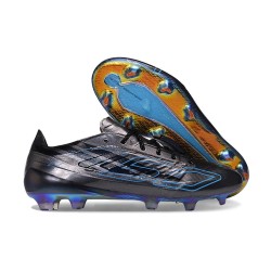 Zapatos de Fútbo adidas F50 Hyperfast Evo FG Negro Core Azul Lucid Ray