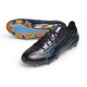 Zapatos de Fútbo adidas F50 Hyperfast Evo FG Negro Core Azul Lucid Ray