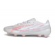 Zapatos de Fútbo adidas F50 Hyperfast Evo FG Blanco Rosa
