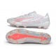 Zapatos de Fútbo adidas F50 Hyperfast Evo FG Blanco Rosa