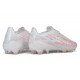 Zapatos de Fútbo adidas F50 Hyperfast Evo FG Blanco Rosa