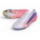 Zapatos de Fútbo adidas F50 Hyperfast Evo FG Ftwr Blanco Morado Solar Turbo