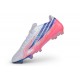 Zapatos de Fútbo adidas F50 Hyperfast Evo FG Ftwr Blanco Morado Solar Turbo