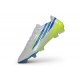 Zapatos de Fútbo adidas F50 Hyperfast Evo FG Blanco Azul Amarillo