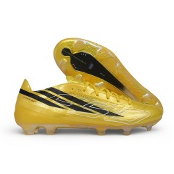 Zapatos de Fútbo adidas F50 Hyperfast Evo FG Dorado Negro