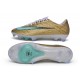 Botines de Futbol Nike Mercurial Superfly XI Elite FG Mtlc Dorado Brillo verde