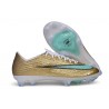 Botines de Futbol Nike Mercurial Superfly XI Elite FG Mtlc Dorado Brillo verde