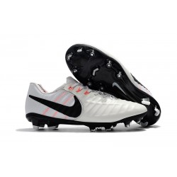 Nike Tacos de Futbol Tiempo Legend 7 FG - Blanco Rojo Negro