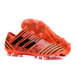 Nuevas Botas de Fubol Adidas Nemeziz Messi 17+ 360Agility FG Naranja Negro