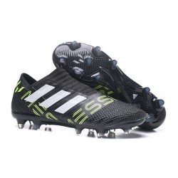 Nuevas Botas de Fubol Adidas Nemeziz Messi 17+ 360Agility FG Negro Blanco