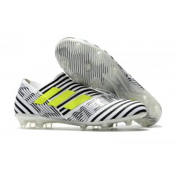 Bota de fútbol adidas Nemeziz Messi 17+ 360 Agility FG - Blanco Negro Amarillo