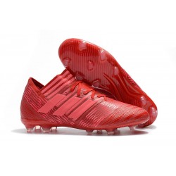adidas Nemeziz Messi 17.1 FG botas de fútbol para hombre - Rojo
