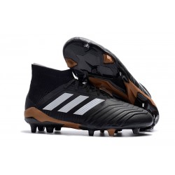 Botas de Fútbol Adidas Predator 18.1 Fg para Hombre - Negro Blanco