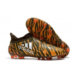 adidas X 17+ Purespeed FG Nuevo Zapatos de fútbol - Negro Naranja