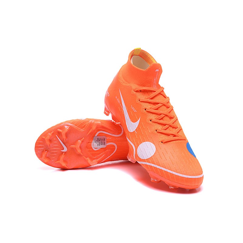 Botas Off-white 2018 Nike Mercurial Superfly VI Elite FG -Naranja