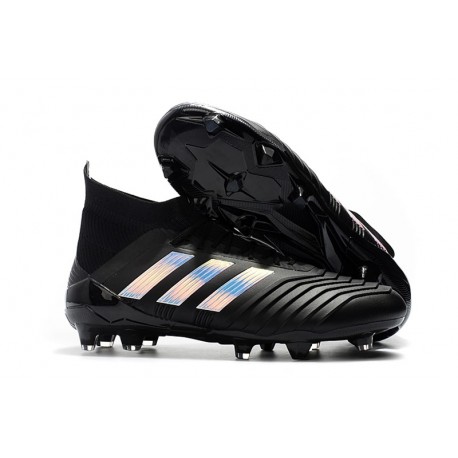 Adidas Predator 18.1 Fg Taco de Fútbol - Negro Plata