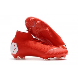 Nike Mercurial Superfly 6 Elite DF FG - Rojo Blanco