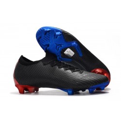 Nike Mercurial Vapor 12 Elite FG Tacos de Futbol - Negro Blu