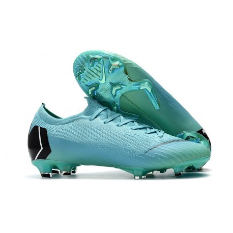 Nike Mercurial Vapor 12 Elite FG Tacos de Futbol - Azul Negro