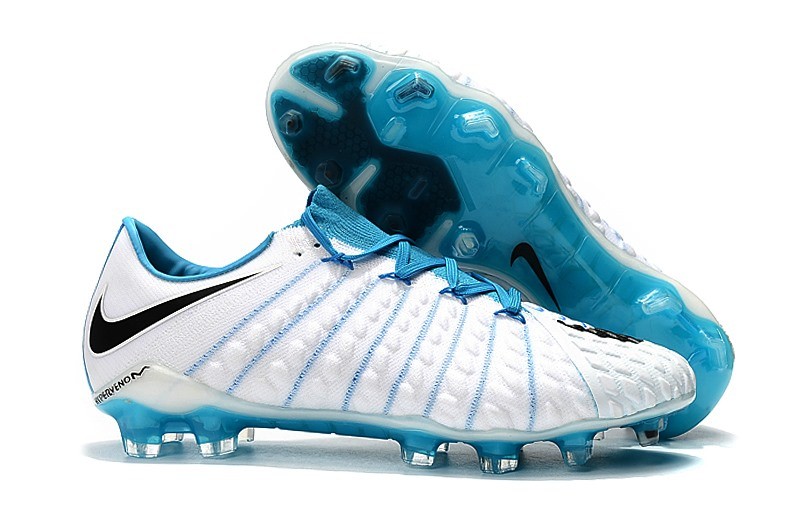 Nike Hypervenom Phantom 3 FG BOTAS DE FÚTBOL - Blanco Azul