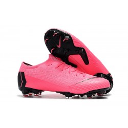 Nike Zapatos de Fútbol Mercurial Vapor XII Elite FG - Rosa Negro
