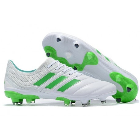 adidas Copa 19.1 FG Zapatillas de Fútbol - Blanco Verde