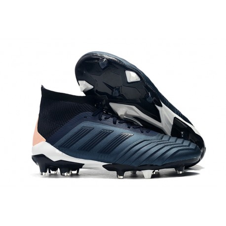 Adidas Predator 18.1 Fg Taco de Fútbol - Cian Negro