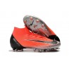 Bota Nike Mercurial Superfly VI Elite AG-Pro Rojo Plata Negro