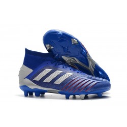 Botas y Zapatillas de Fútbol adidas Predator 19.1 FG - Azul Argento
