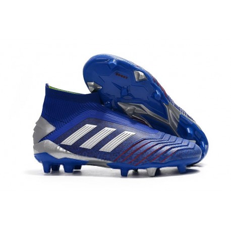 Botas de fútbol adidas PREDATOR 19+ FG - Azul Argento