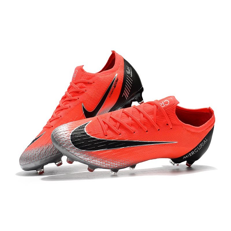 Nike Mercurial Vapor 360 Elite AG-PRO Botas de Fútbol Rojo Negro Plata