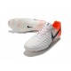 Nike Botas de fútbol Tiempo Legend VII Elite FG - Blanco Naranja