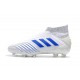 Botas de fútbol adidas PREDATOR Virtuso 19+ FG - Blanco Azul