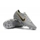 Nike Zapatos de Fútbol Mercurial Vapor XII Elite FG - Plata Negro