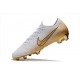 Nike Mercurial Vapor 12 Elite FG Botas de Futbol Blanco Oro
