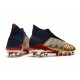 Botas de fútbol adidas PREDATOR 19+ FG - Oro Plata Rojo